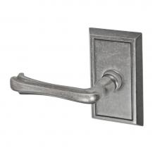 Fusion D-AH-S8-E-ATP-L - Claw Foot Lever with Shaker Rose Dummy Single in Antique Pewter - Left