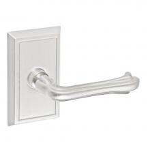 Fusion V-AH-S8-0-BRN-R - Claw Foot Lever with Shaker Rose Privacy Set in Brushed Nickel - Right