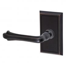 Fusion D-AH-S8-E-ORB-L - Claw Foot Lever with Shaker Rose Dummy Single in Oil Rubbed Bronze - Left