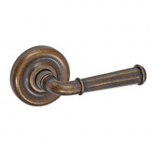 Fusion D-AN-A7-E-MDB-R - St Charles Lever with Contoured Radius Rose Dummy Single in Medium Bronze - Right