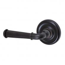 Fusion D-AN-A7-E-ORB-L - St Charles Lever with Contoured Radius Rose Dummy Single in Oil Rubbed Bronze - Left