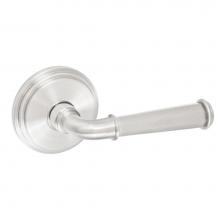 Fusion D-AN-B1-E-BRN-R - St Charles Lever with Stepped  Rose Dummy Single in Brushed Nickel - Right