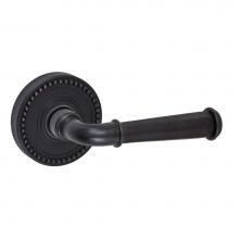 Fusion P-AN-B6-0-ORB-R - St Charles Lever with Beaded Rose Passage Set in Oil Rubbed Bronze - Right