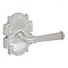 Fusion V-AN-C8-0-BRN-R - St Charles Lever with Victorian Rose Privacy Set in Brushed Nickel - Right