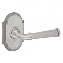 Fusion P-AN-E8-0-BRN-R - St Charles Lever with Tarvos Rose Passage Set in Brushed Nickel - Right