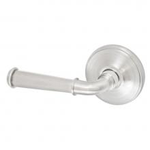 Fusion D-AN-F2-E-BRN-L - St Charles Lever with Cambridge Rose Dummy Single in Brushed Nickel - Left