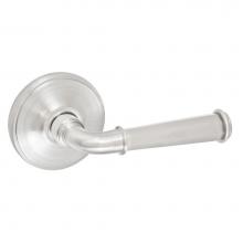 Fusion P-AN-F2-0-BRN-R - St Charles Lever with Cambridge Rose Passage Set in Brushed Nickel - Right
