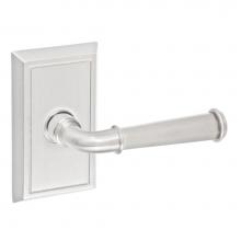 Fusion D-AN-S8-E-BRN-R - St Charles Lever with Shaker Rose Dummy Single in Brushed Nickel - Right