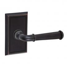 Fusion V-AN-S8-0-ORB-R - St Charles Lever with Shaker Rose Privacy Set in Oil Rubbed Bronze - Right
