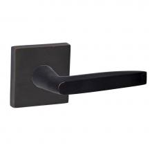 Fusion V-AT-S7-0-ORB-R - Empire Lever with Square Rose Privacy Set in Oil Rubbed Bronze - Right