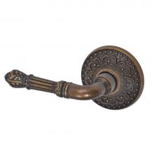 Fusion D-BD-S9-E-MDB-L - Venetian Lever with Venice  Rose Dummy Single in Medium Bronze - Left