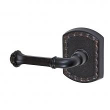 Fusion V-BE-F8-0-ORB-L - Tuscan Lever with Olde World Rose Privacy Set in Oil Rubbed Bronze - Left