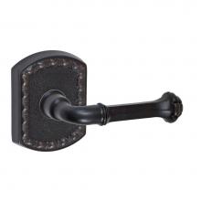 Fusion V-BE-F8-0-ORB-R - Tuscan Lever with Olde World Rose Privacy Set in Oil Rubbed Bronze - Right