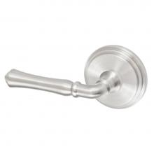 Fusion D-BH-B1-E-BRN-L - Cape Anne Lever with Stepped  Rose Dummy Single in Brushed Nickel - Left