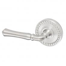 Fusion D-BH-B8-E-BRN-L - Cape Anne Lever with Rope Rose Dummy Single in Brushed Nickel - Left