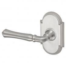 Fusion P-BH-E8-0-BRN-L - Cape Anne Lever with Tarvos Rose Passage Set in Brushed Nickel - Left