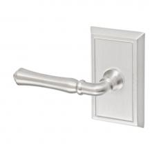 Fusion D-BH-S8-E-BRN-L - Cape Anne Lever with Shaker Rose Dummy Single in Brushed Nickel - Left