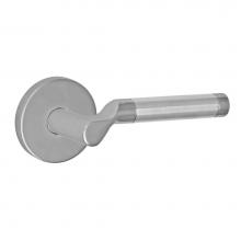 Fusion P-SG-A2-0-PSS-R - 3020 - Stainless Steel Lever with Contemporary Rose Passage Set in Polished Stainless Steel -