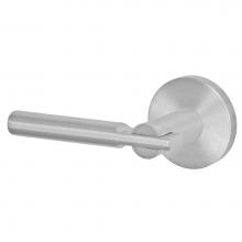 Fusion V-SI-A2-0-BSS-L - 3040 - Stainless Steel Lever with Contemporary Rose Privacy Set in Brushed Stainless Steel - Left
