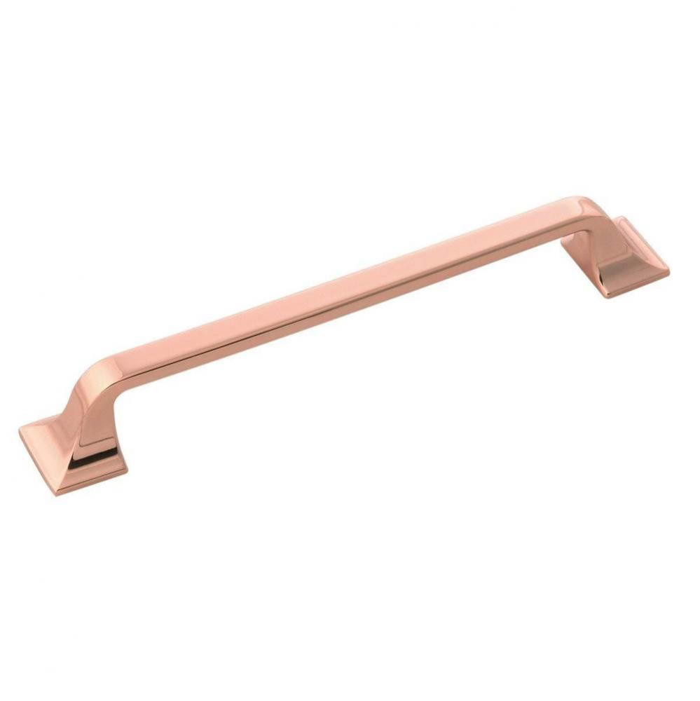 Forge Collection Pull 160mm C/C Polished Copper Finish