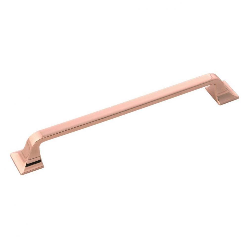 Forge Collection Pull 192mm C/C Polished Copper Finish