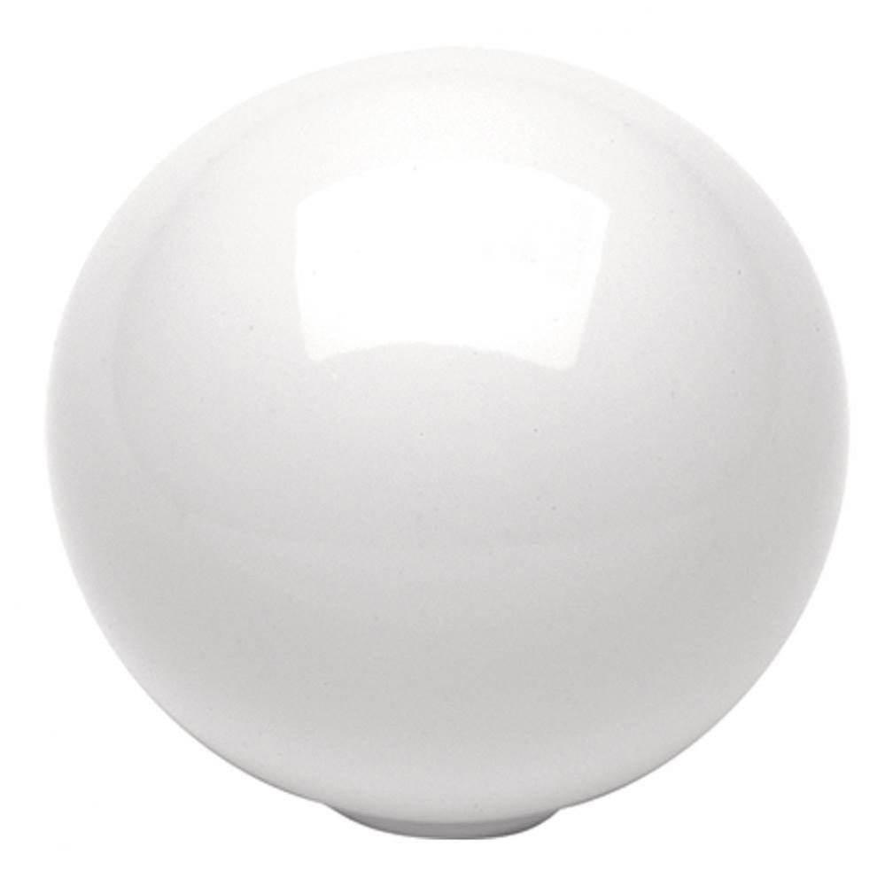 Conquest Collection Knob 1-1/4'' Diameter White Finish