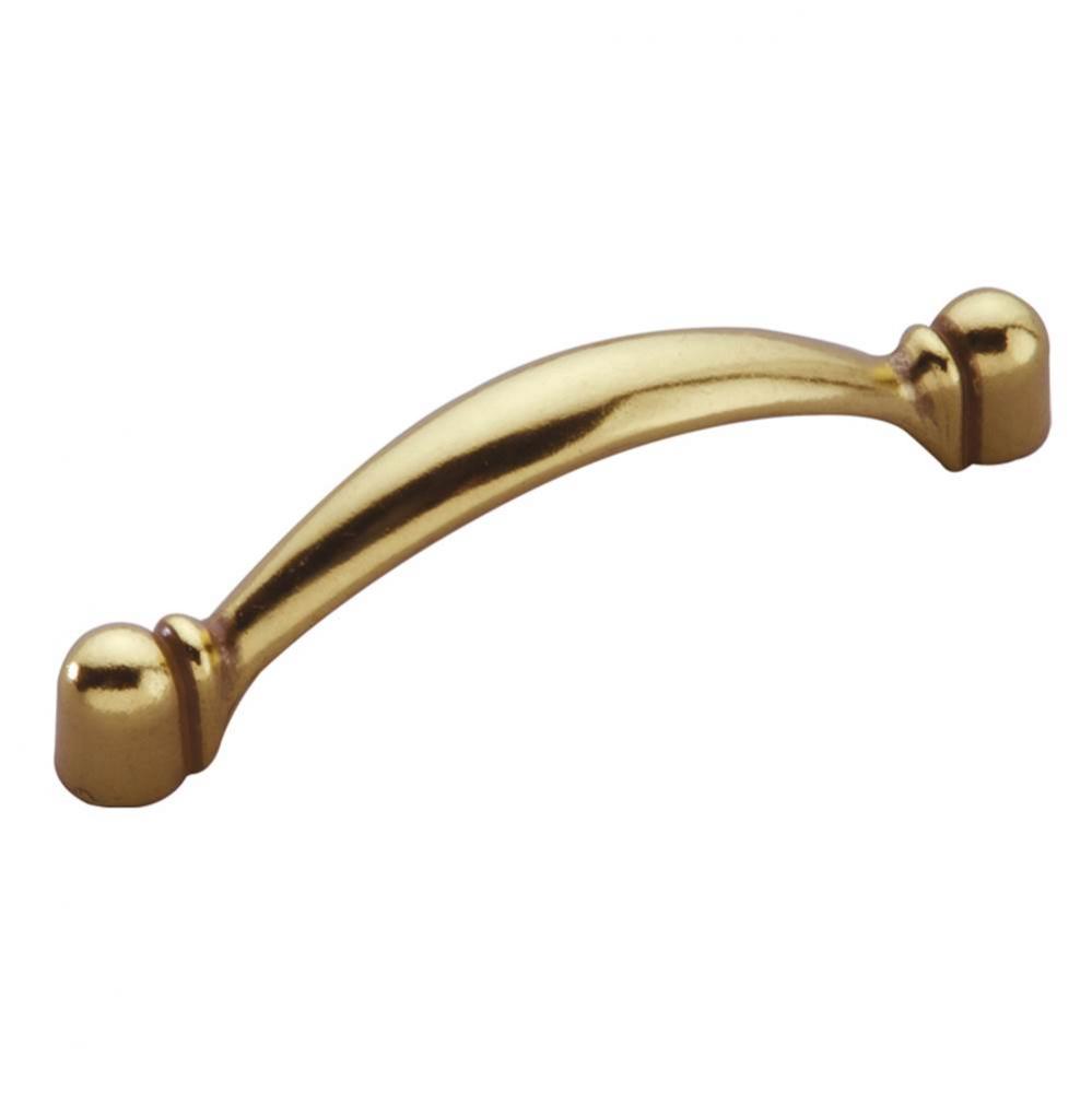 Conquest Collection Pull 3'' C/C Lustre Brass Finish