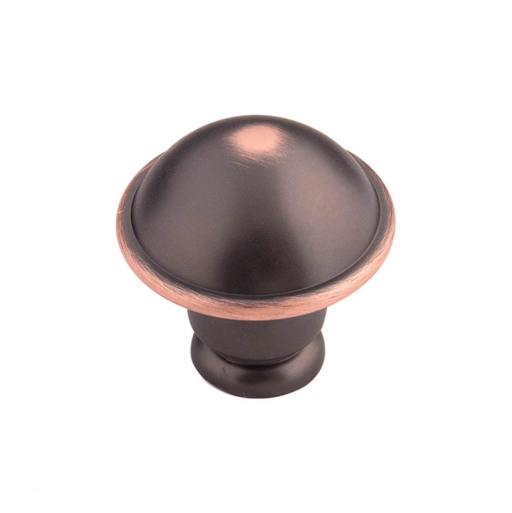 Savoy Collection Knob 1-1/4'' Diameter Oil-Rubbed Bronze Highlighted Finish
