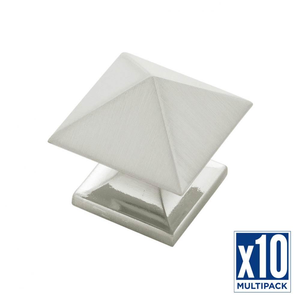 Knob 1-1/4 Inch Square (10 Pack)