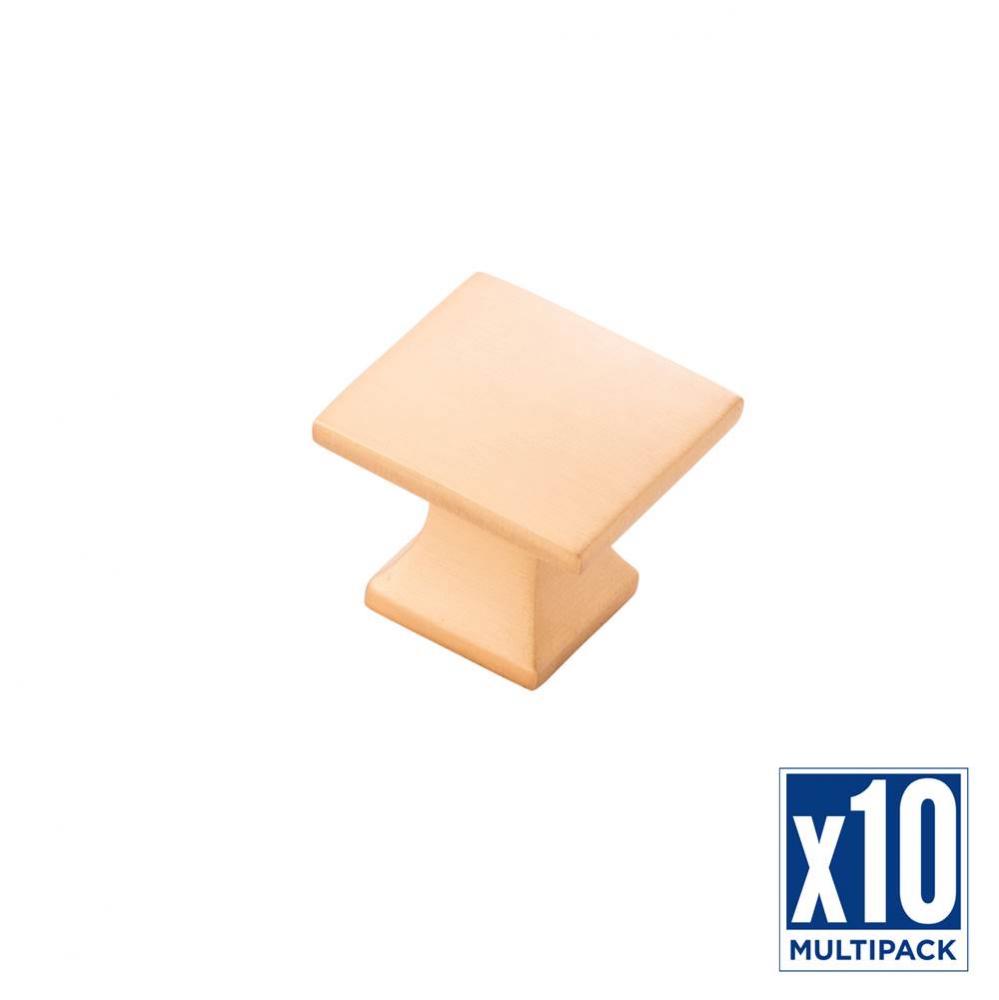 Knob 1-1/4 Inch Square (10 Pack)