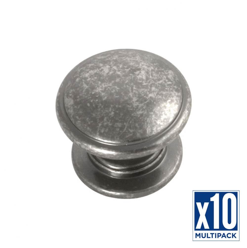 Knob 1-1/4 Inch Diameter (10 Pack)