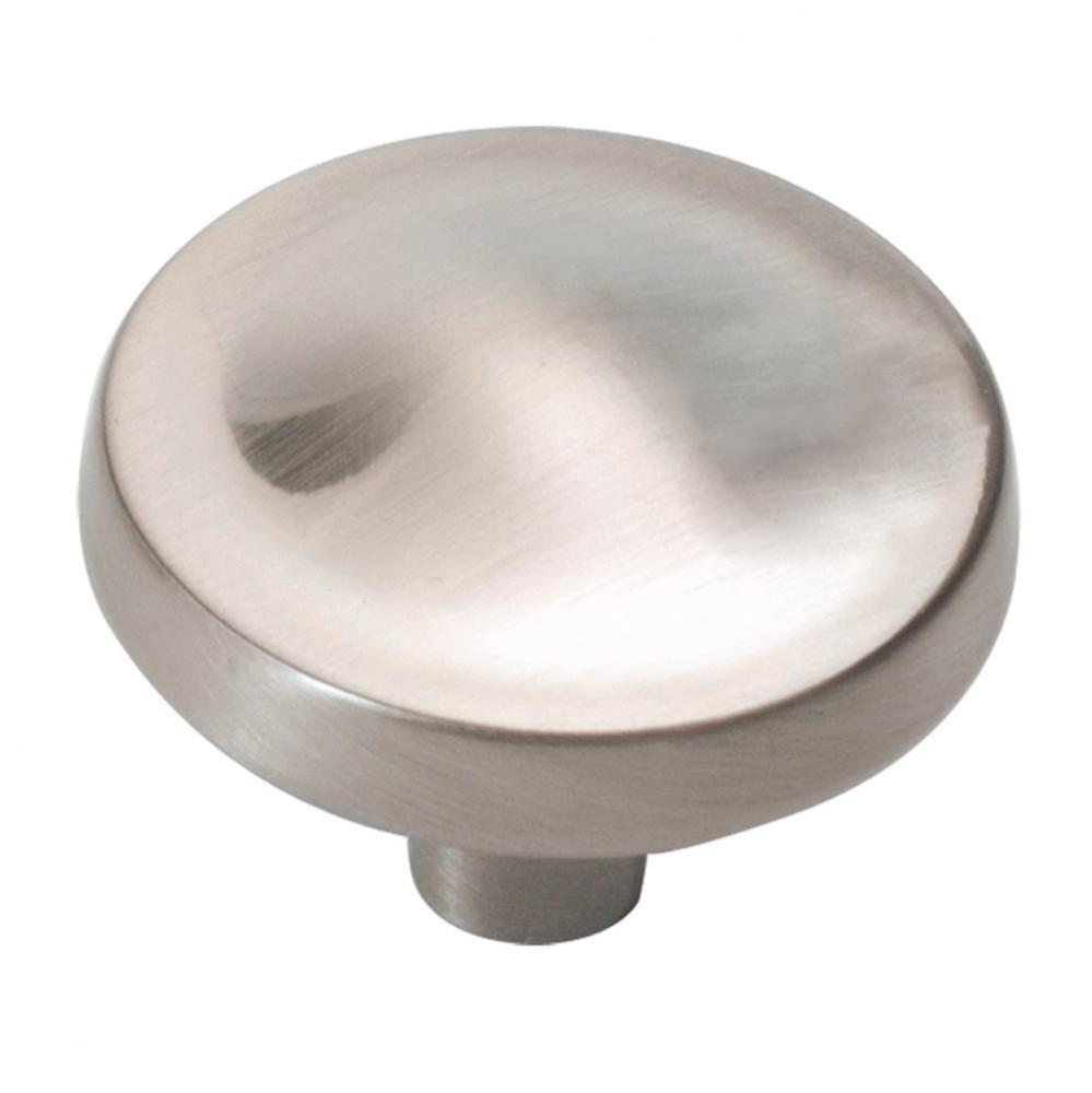 Arc Collection Knob 1-1/4'' Diameter Satin Nickel Finish