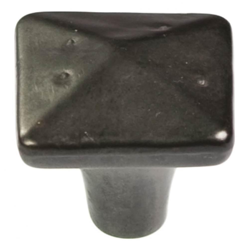 Carbonite Collection Knob 1-1/4'' Diameter Black Iron Finish