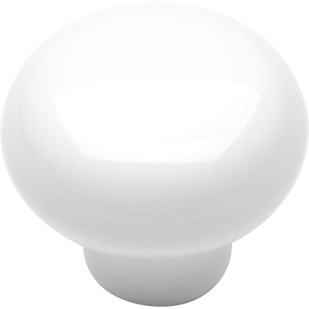 Tranquility Collection Knob 1-3/8'' Diameter White Finish