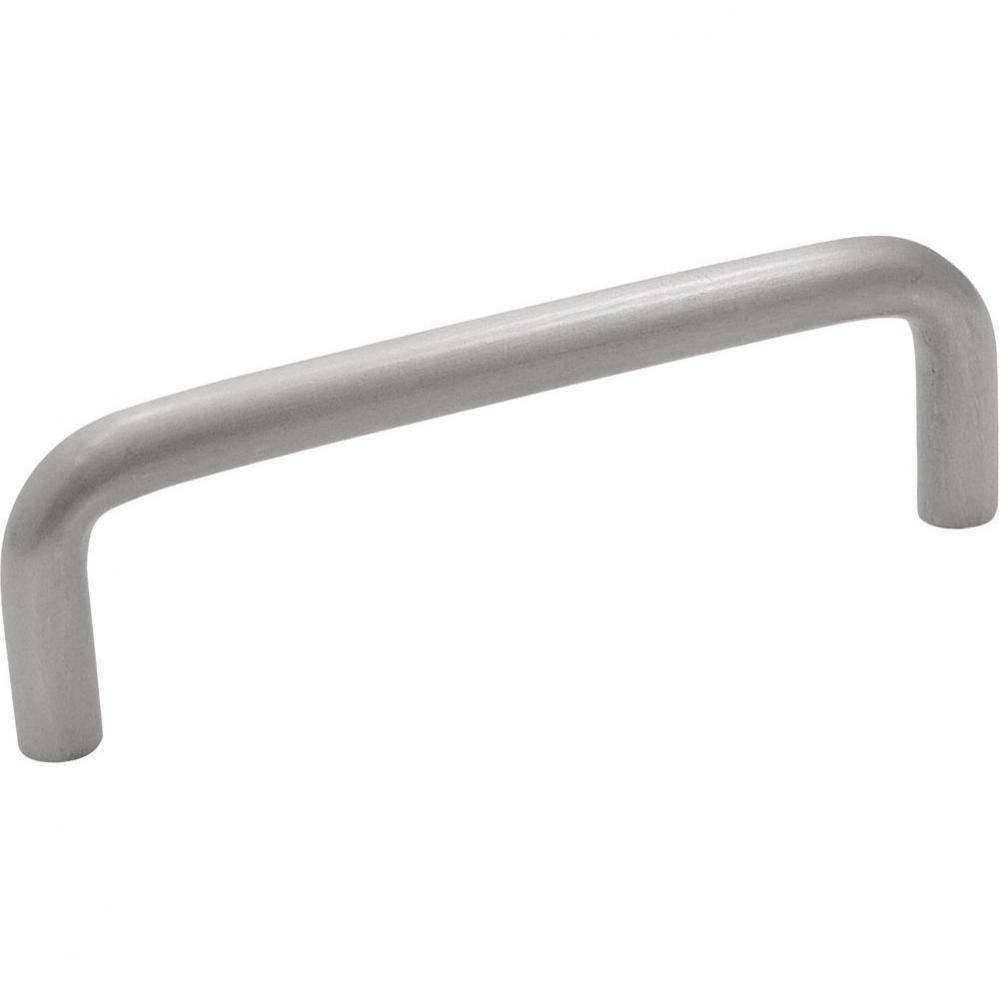 Wire Pulls Collection Pull 4'' C/C Satin Aluminum Finish