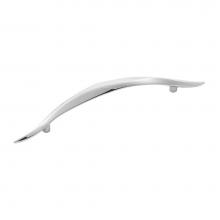 Hickory Hardware H076649-14 - Willow Collection Pull 128mm C/C Polished Nickel Finish