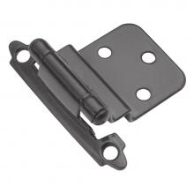 Hickory Hardware P143-BL - Hinge 3/8 Inch Inset Surface Face Frame Self-Close (2 Pack)