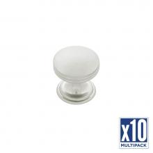 Hickory Hardware P2140-SN-10B - Knob 1 Inch Diameter (10 Pack)