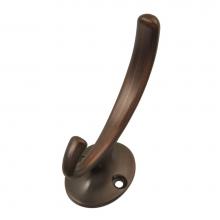 Hickory Hardware P25025-RB - Refined Bronze Double Coat Hook