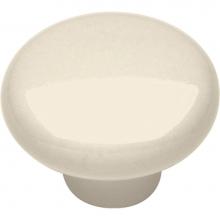 Hickory Hardware P28-LAD - 1-1/4 In. Tranquility Light Almond Cabinet Knob