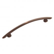 Hickory Hardware P2922-OBH - 96mm Metropolis Oil-Rubbed Bronze Highlighted Cabinet Pull