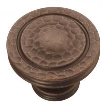 Hickory Hardware P3061-DAC - Mountain Lodge Collection Knob 1-3/8'' Diameter Dark Antique Copper Finish