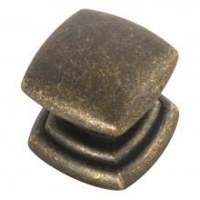 Hickory Hardware P3181-WOA - Euro-Contemporary Collection Knob 1-1/4'' Diameter Windover Antique Finish