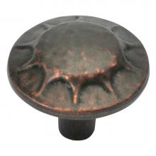 Hickory Hardware P3562-DAC - Clover Creek Collection Knob 1-1/4'' Diameter Dark Antique Copper Finish