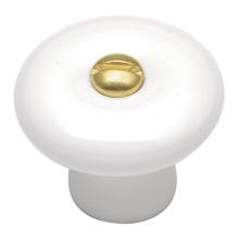 Hickory Hardware P7-W - Knob 1-1/4 Inch Diameter