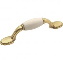 Hickory Hardware P731-LAD - 3 In. Tranquility Light Almond Cabinet Pull