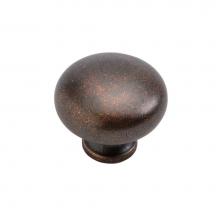 Hickory Hardware P771-DAC - 1-1/4 In. Park Towers Oil-Rubbed Bronze Highlighted Cabinet Knob