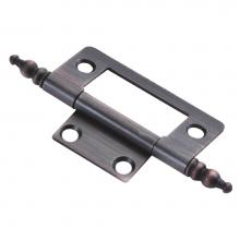 Hickory Hardware P8294-VB - Hinge Surface Face Mount Self Mortise (2 Pack)