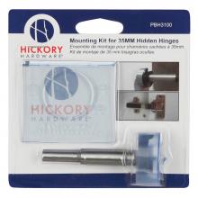 Hickory Hardware PBH3100 - Cabinet Door Concealed Hinge Mounting Kit