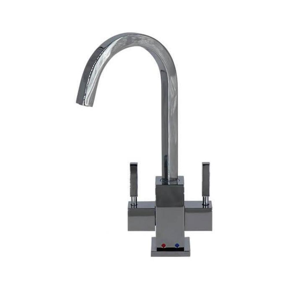 Hot & Cold Water Faucet with Contemporary Square Body
